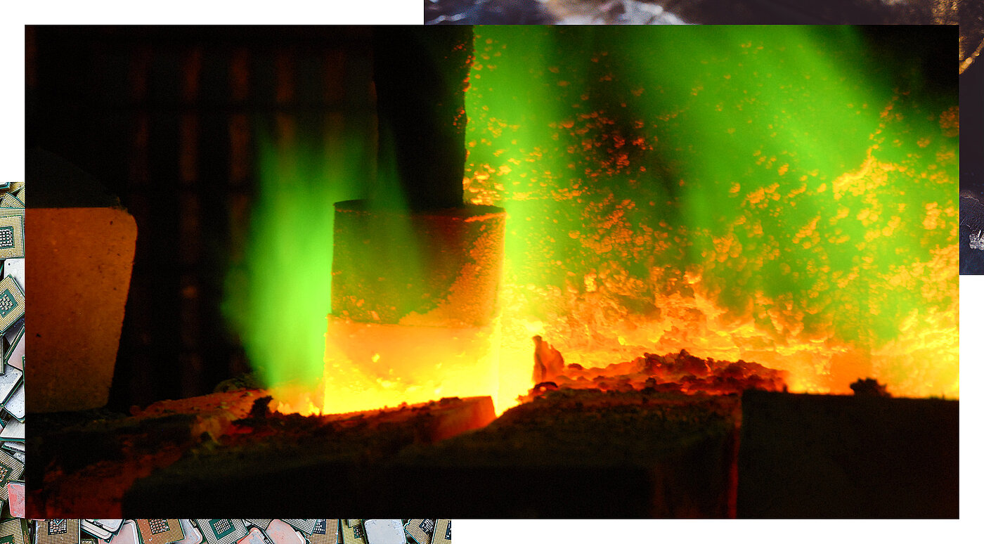 Photo: Aurubis: Green flame